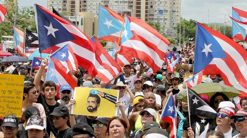 manifestante de puerto rico