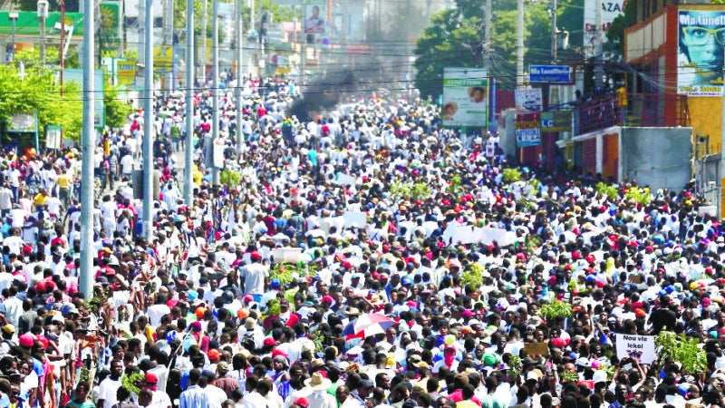 protestas en haiti